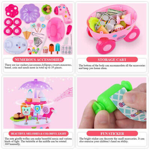 ماشین برقی آب نبات بستنی فروشی مدل زرافه Candy Ice Cream Car -اسباب بازی